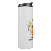 ハッピーハローウィン – 魔女黒猫 タンブラー (回転左)