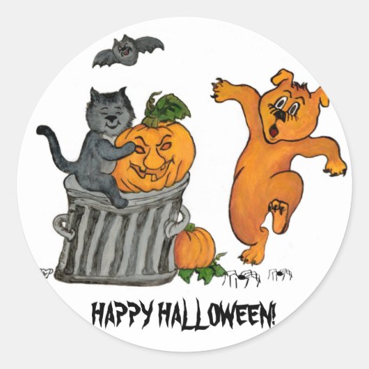 ハッピーハローウィン!5 ラウンドシール (正面)