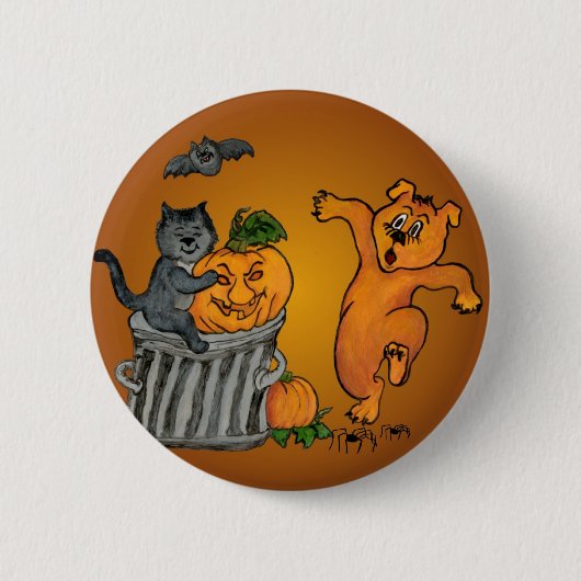 ハッピーハローウィン!5 缶バッジ (正面)