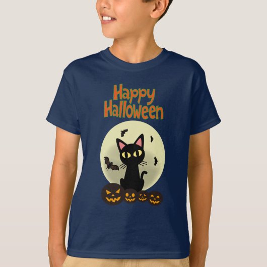 ハッピーハローウィン(BG無し) Tシャツ (正面)