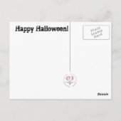 ハッピーハローウィン: midnight owl : ポストカード (裏面)