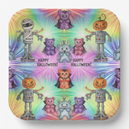 ハッピーハローウィン、Natasha Us ペーパープレート