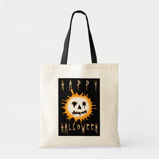 ハッピーハローウィン: splatolantern トートバッグ (正面)