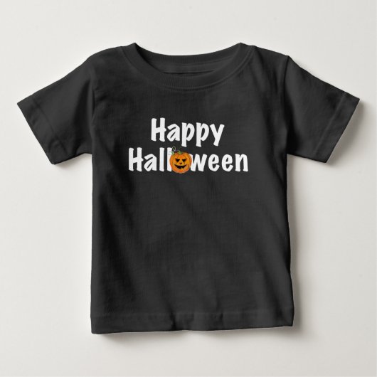 ハッピーハローウィン | spooktactusコスチューム ベビーTシャツ (正面)