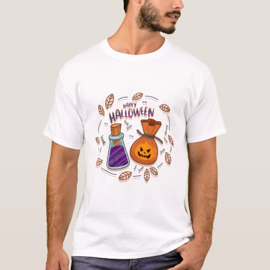 ハッピーハローウィン Tシャツ (正面)