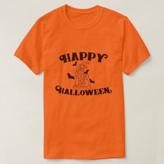 ハッピーハローウィン Tシャツ (デザイン正面)