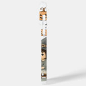 ハッピーハローウィンiPhoneケース – かわいい幽霊ヴァンパイアM Case-Mate iPhoneケース (裏面 / 左)