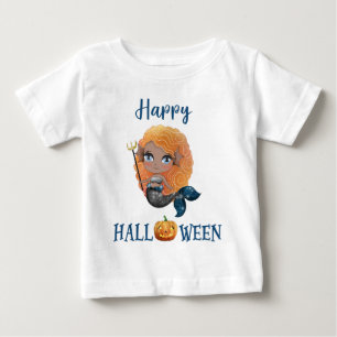 ハッピーハローウィンTシャツガールベビーMermaid Tシャツ