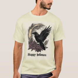 ハッピーハローウィンTシャツ – おもしろいグラフィック不気味ティー Tシャツ