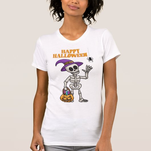 ハッピーハローウィンtシャツ tシャツ (正面)