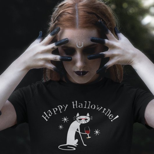 ハッピーハロー!ハロウィンワインパン Tシャツ