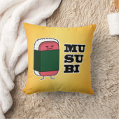 ハッピーハワイアンむすし海苔 クッション (ブランケット)