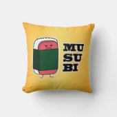 ハッピーハワイアンむすし海苔 クッション (正面)