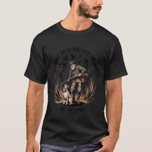 ハッピーハンティング 鳩狩猟 カモフラージュ バッグ Hu Tシャツ