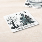 ハッピーハント スクエアペーパーコースター (アングル)