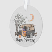 ハッピーハント |ハロウィーンキャンパー |魔女不気味 オーナメント (正面)