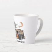 ハッピーハント |ハロウィーンキャンパー |魔女不気味 カフェラテマグ (右アングル)