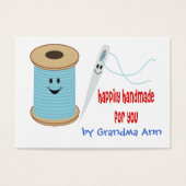 ハッピーハンドメイドつるラベル (正面)