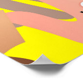 ハッピーハンド壁紙 ポスター (角)