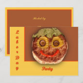 ハッピーハンバーガー 招待状 (正面/裏面)