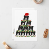 ハッピーハーディングドッグホリデー ノートカード (正面/裏面インサイチュ)