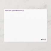 ハッピーハートはがき ポストカード (裏面)