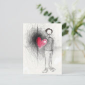 ハッピーハートはがき ポストカード (スタンド正面)