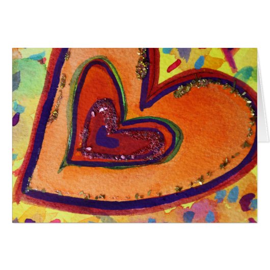 ハッピーハートカード (正面横)