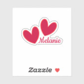 ハッピーハートステッカー シール (シート)