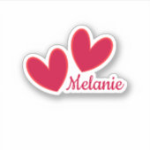 ハッピーハートステッカー シール (正面)