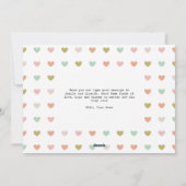 ハッピーハートデイフォトコラージュカスタムメッセージ シーズンカード (裏面)