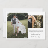 ハッピーハートデイフォトバレンタインデーのカード シーズンカード (裏面)