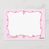 ハッピーハートデーはがき ポストカード (裏面)