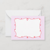 ハッピーハートデーIIヴァレンティネス ノートカード (裏面)