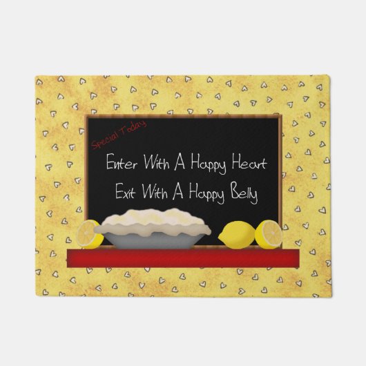 ハッピーハートハッピーベリー ドアマット (正面)