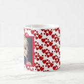 ハッピーハートバレンタインデー写真コーヒーマグ コーヒーマグカップ (中央)