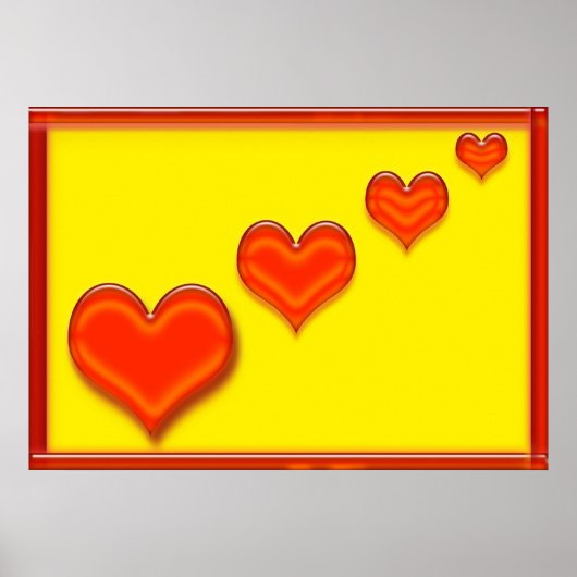 ハッピーハートポスター ポスター (正面)