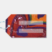 ハッピーハートラブカスタムカードギフトラベル ギフトタグ (裏面横)