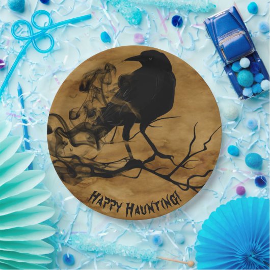 ハッピーハートーイングハロウィーン ペーパープレート (パーティー)