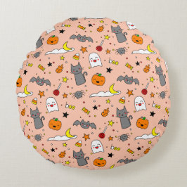 ハッピーハートーイングハロウィーン ラウンドクッション