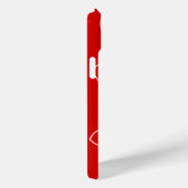 ハッピーハート3 – 赤 Case-Mate iPhoneケース (裏面 / 右)