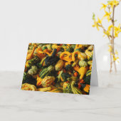 ハッピーハーベストグルズグリーティングカード カード (黄色い花)
