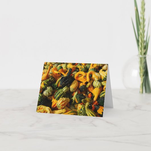 ハッピーハーベストグルズグリーティングカード カード (正面)