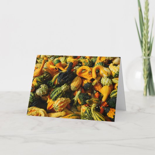 ハッピーハーベストグルズグリーティングカード カード (正面)