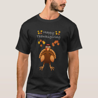 ハッピーハーベストデイ ピルグリム 七面鳥 Tシャツ