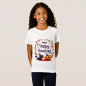 ハッピーハーンハロウィーンデザイン Tシャツ (正面フル)
