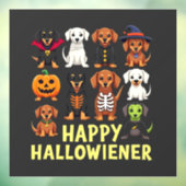 ハッピーハ不気味ロウィーンドッグウィーナー ウィンドウサイン (シート3)