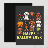 ハッピーハ不気味ロウィーンドッグウィーナー セーブザデート (正面/裏面)