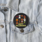 ハッピーハ不気味ロウィーンドッグウィーナー 缶バッジ (インサイチュ)