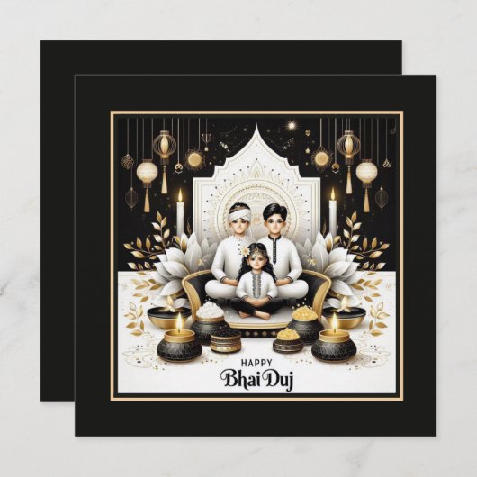 ハッピーバイドゥジ カード (正面/裏面)